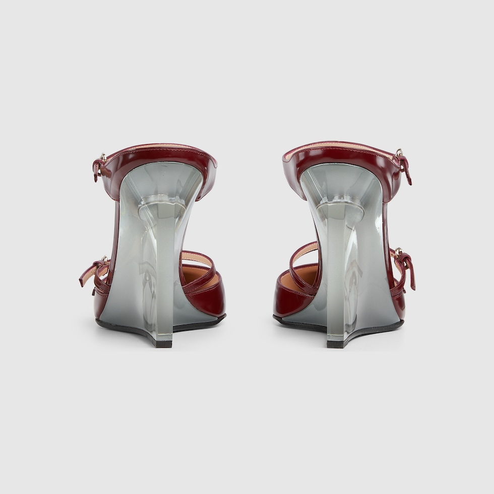 GUCCI ミュール パテントレザー 36-1/2 C (USED) レディース