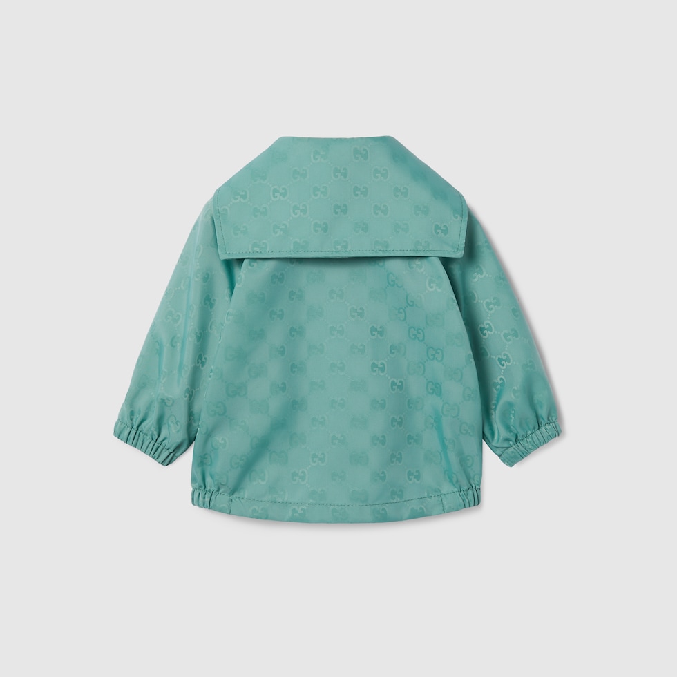 ベビー〕GGナイロン ジップジャケットターコイズブルー | GUCCI公式