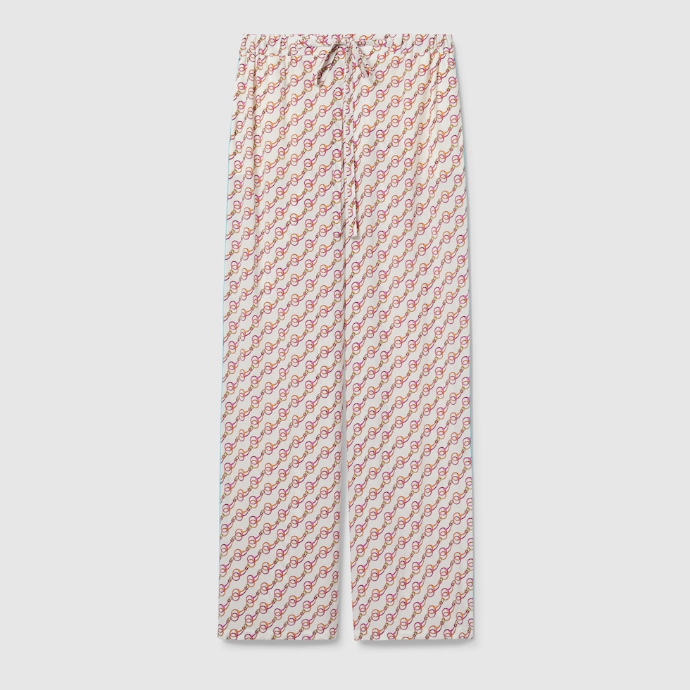 【関税&送料込】Prada Printed Silk Pant Prada Cotton and silk pants | REVERSIBLE