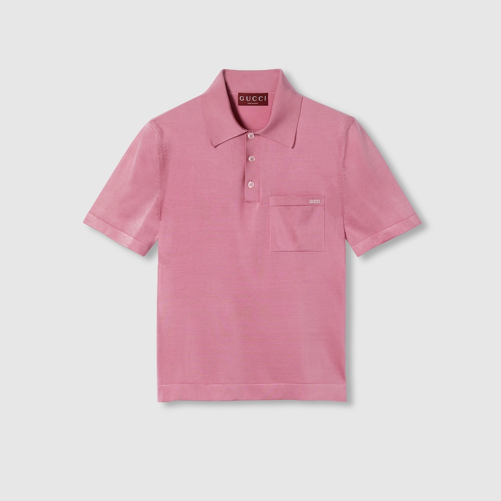 Pique Polo Knit Top