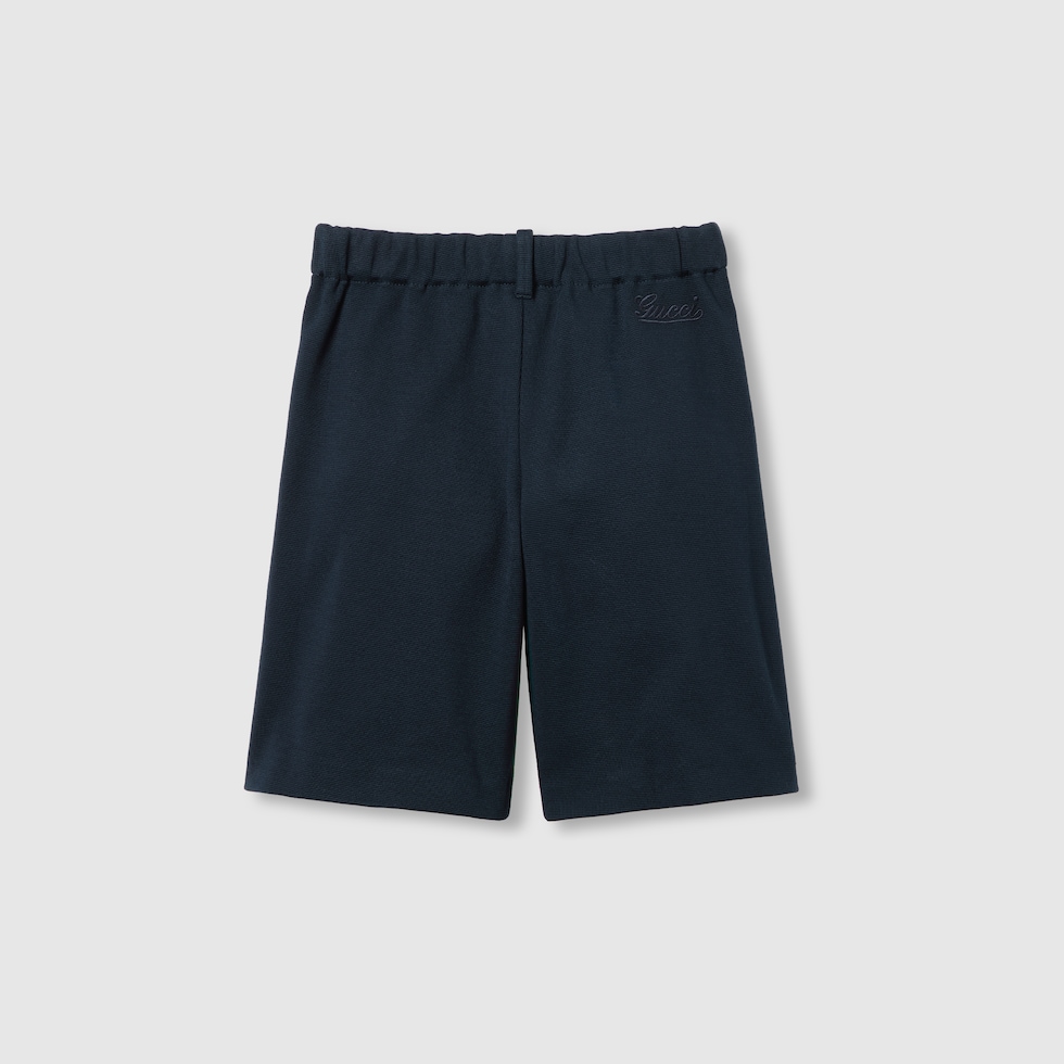 日本未入荷【GUCCI】エンブロイダリー カシミア ショートパンツ GUCCI - GUCCI グッチ エンブロイダリー付き ハーフパンツ
