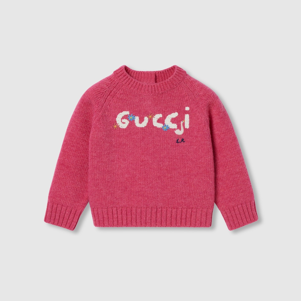 キッズGUCCI ピンク トレーナー 4T(110cm) 832653_XKE10_5307_001_100_0000