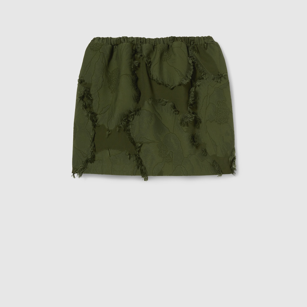 【美品】　GUCCI　グッチ　ウェブ　シェリーライン スカート　ニット　ウール 美品】 GUCCI グッチ ウェブ シェリーライン スカート ニット