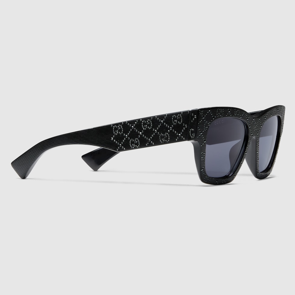 GUCCI スクエアフレムサンクラス GG1695S 002 スクエア サングラスブラック | GUCCI公式