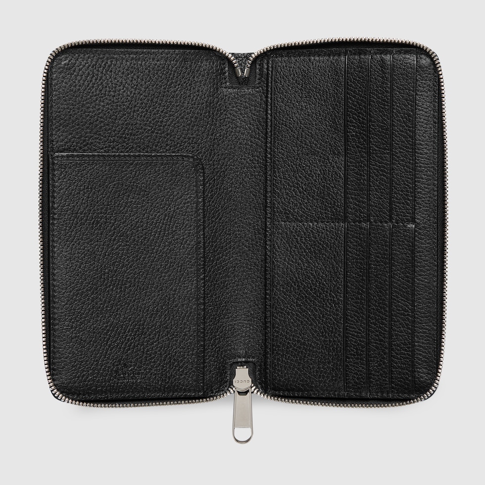 GUCCI/グッチ ジャンボGGトラベルドキュメントケース 長財布カードケース ジャンボ GG トラベルドキュメントケース ・ブラック ジャンボGG