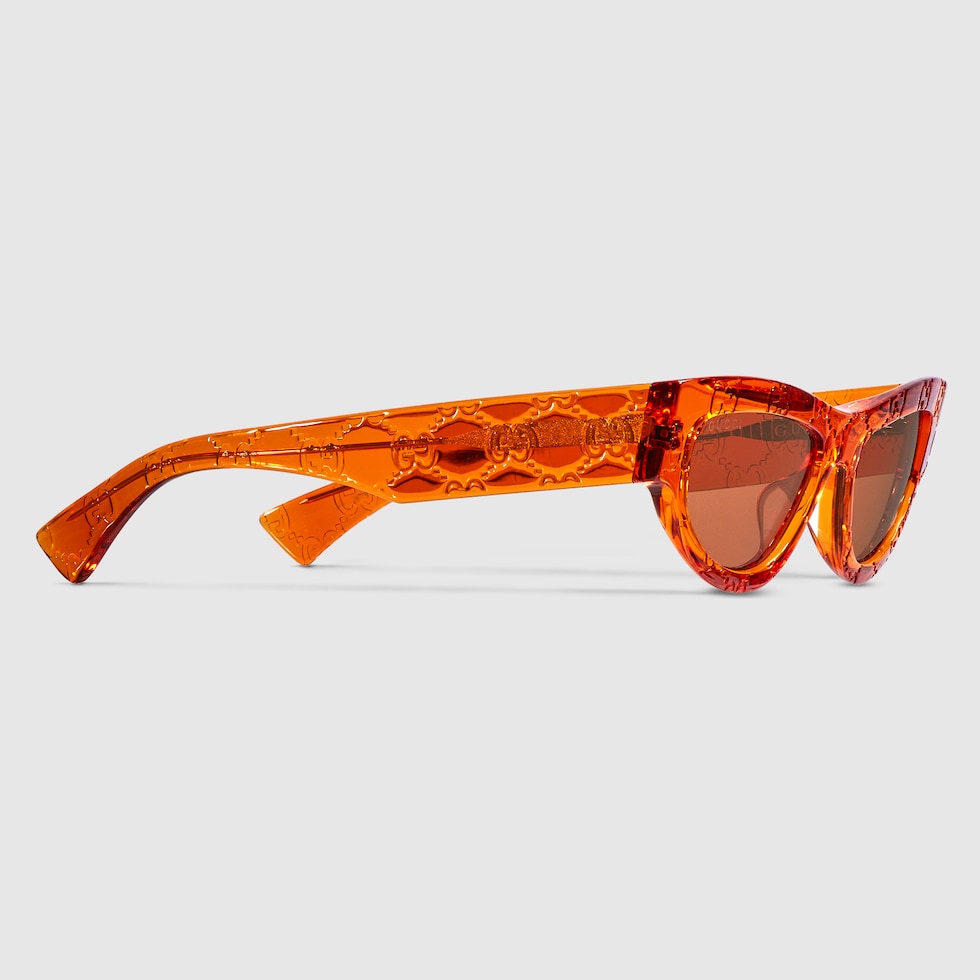 美品✨GUCCI Sunglasses Tortoiseshell Unisex Cat-eye frame sunglasses in tortoiseshell injection | GUCCI® US