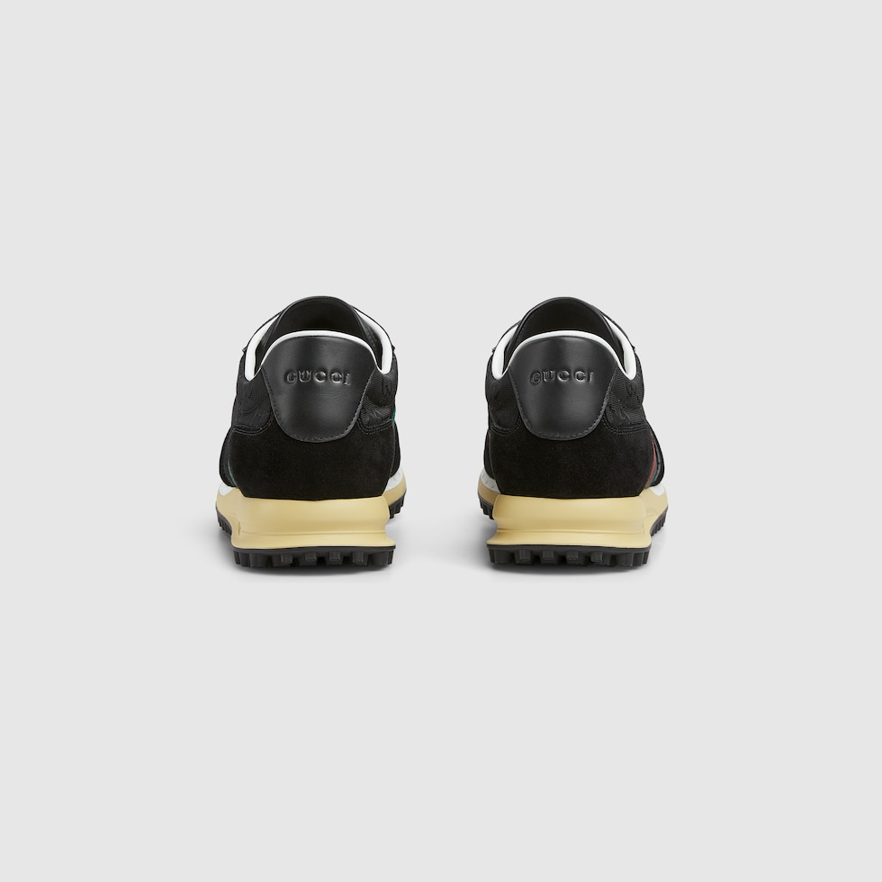 Men's Gucci Re-Motion sneaker in black Original GG canvas