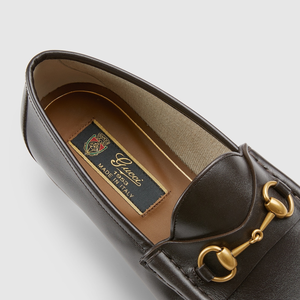 Black Leather 1953 Horsebit Loafer | GUCCI® NL