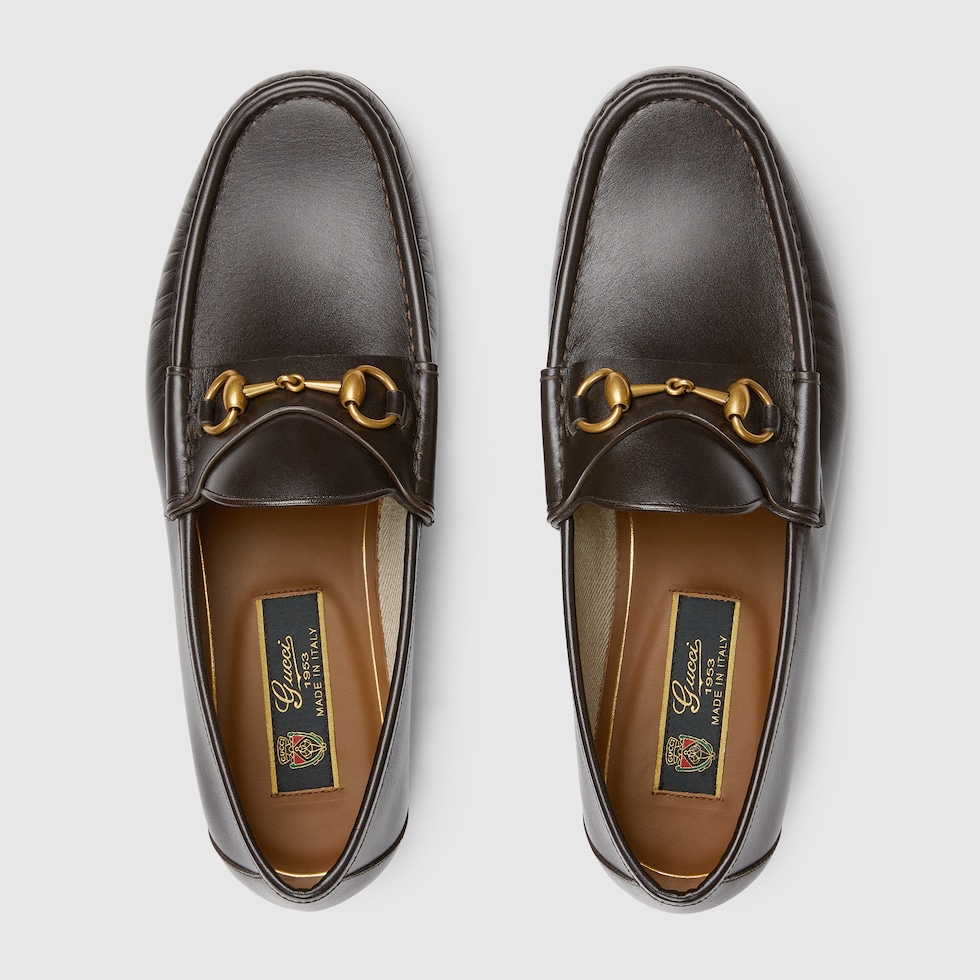 GUCCIホースビットローファー ブラウン レザー 23cm GUCCI グッチ ヴィンテージ ホースビットローファー ブラウン