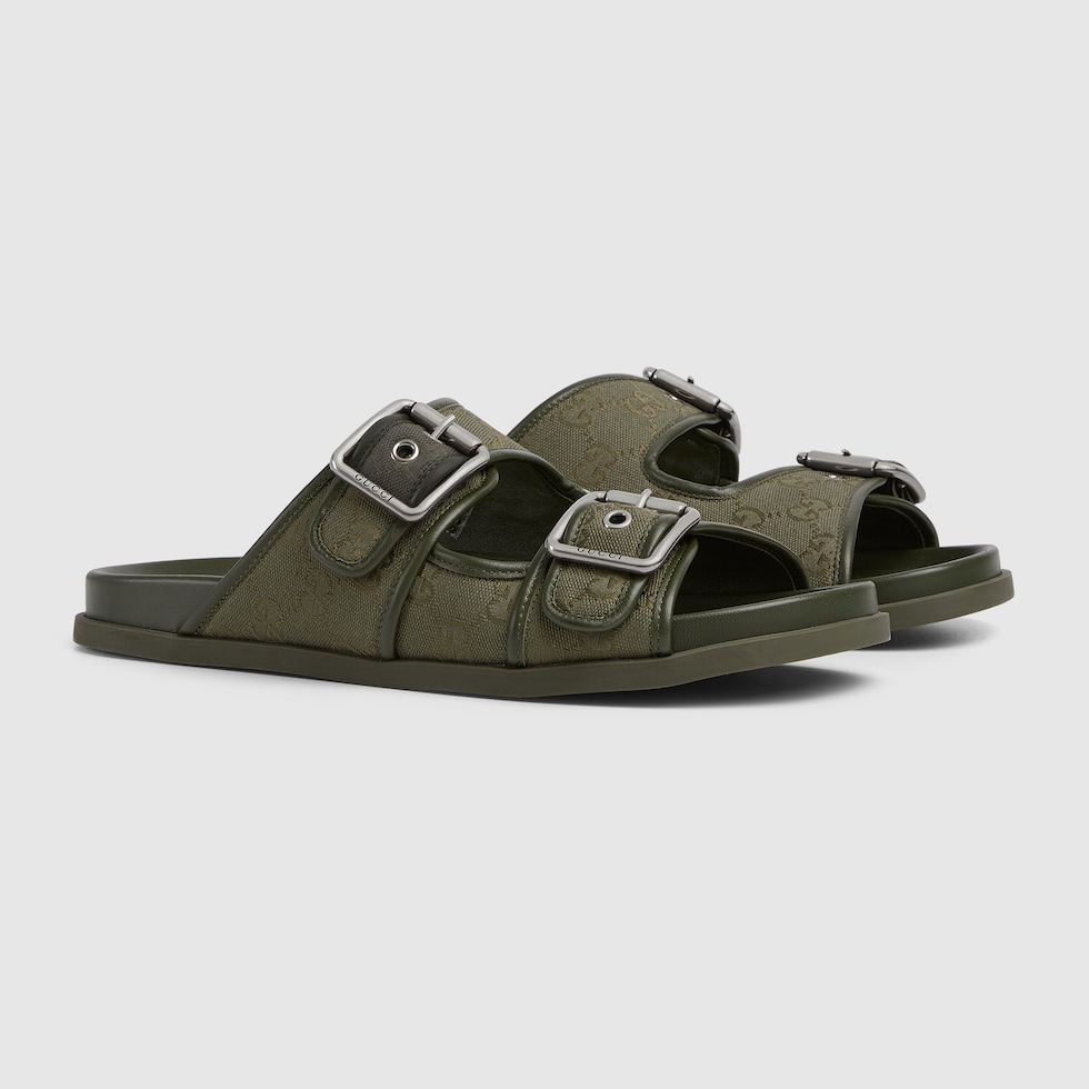 Swift Floral Peach Blue Men's Slide Sandals main image 0