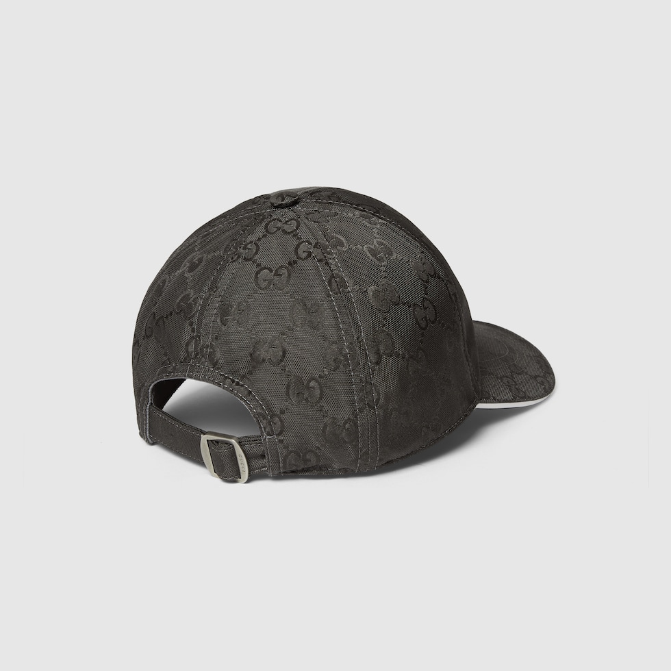 GG nylon baseball hat in grey | GUCCI® US