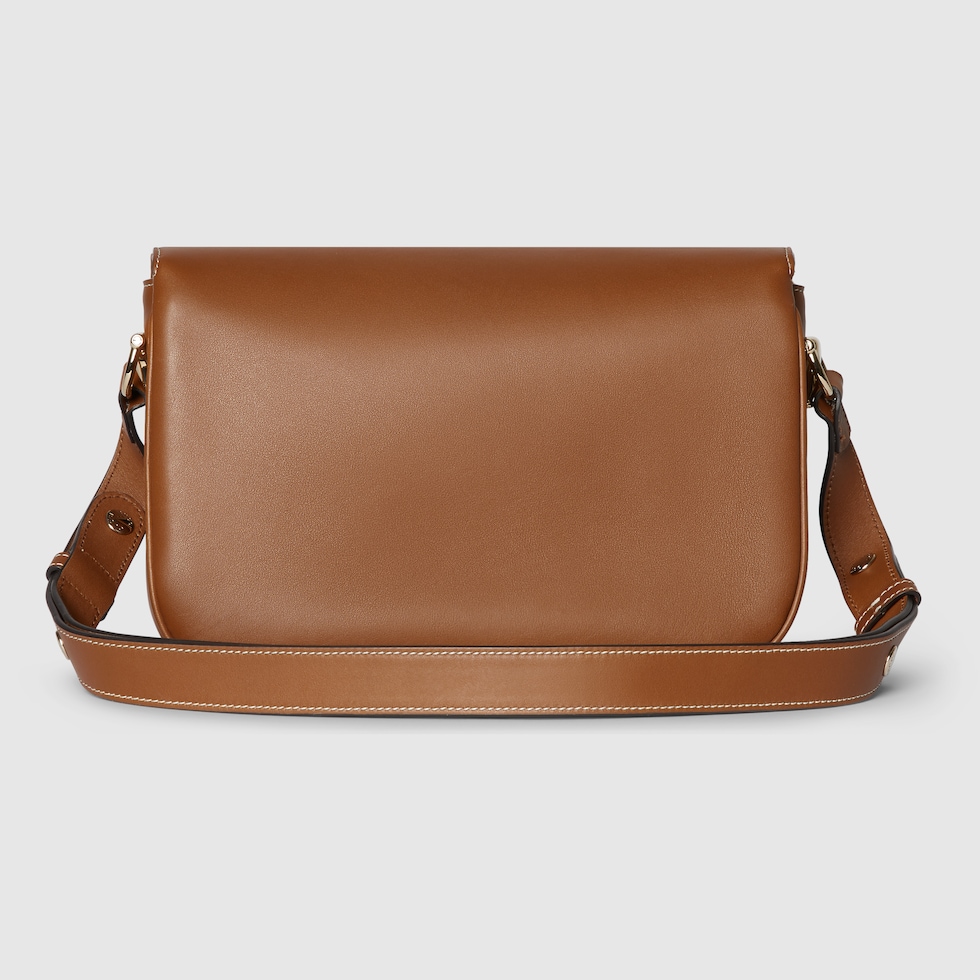 品質は非常に良い Gucci Horsebit 1955 Soft medium shoulder bag in brown ラッピング・包装