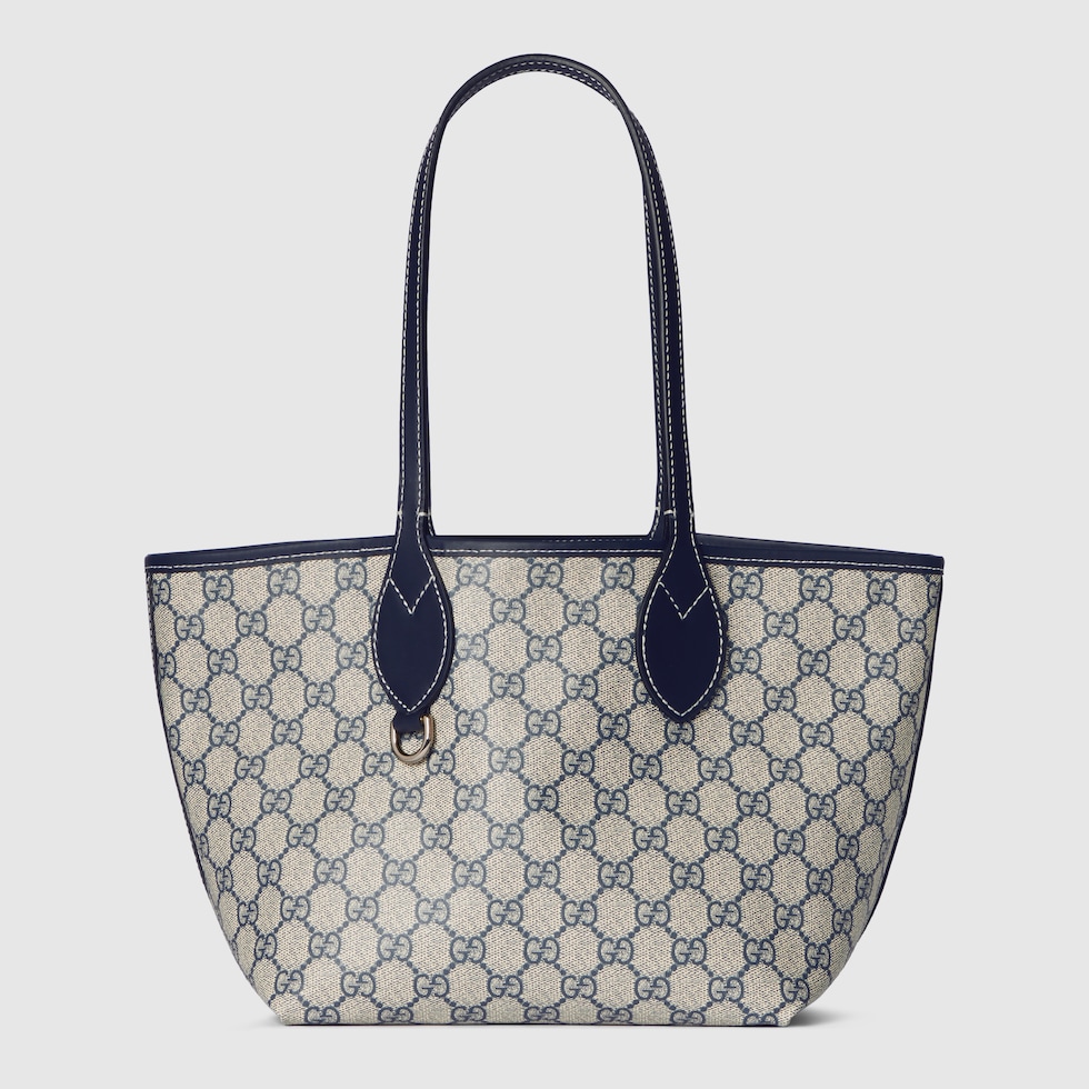 【関税&送料込】Gucci Small Gucci Totissima Reversible Bag Gucci Totissima small reversible tote in dark blue denim