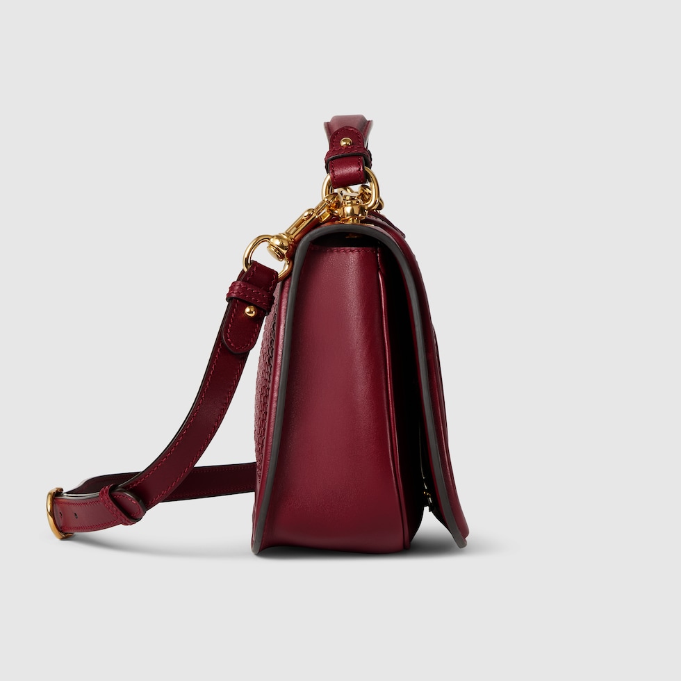 Gucci Blondie large top handle bag in Rosso Ancora red