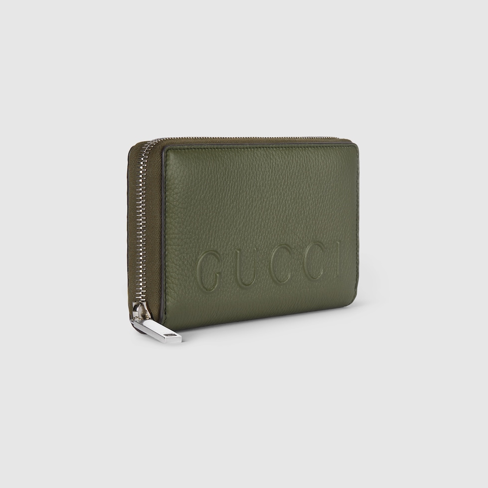 日本限定 GUCCI ロゴ ジップアラウンドウォレット ・ダーク