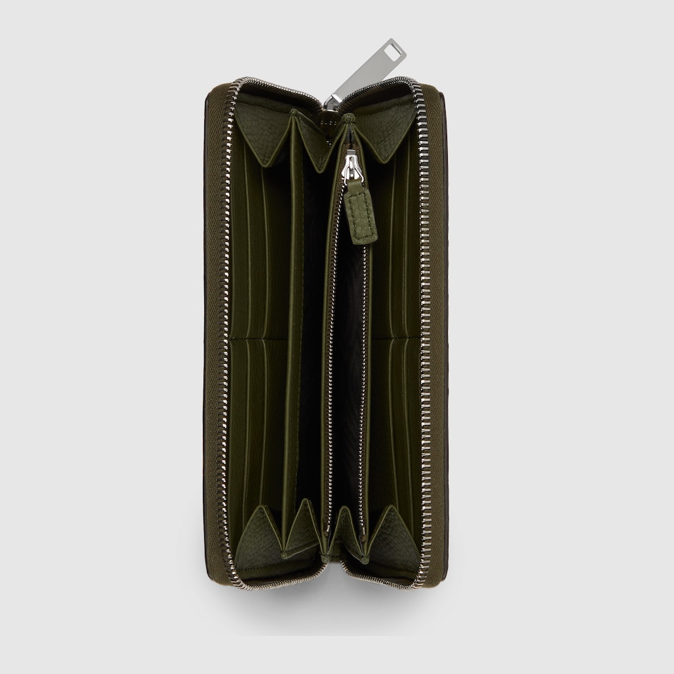 日本限定 GUCCI ロゴ ジップアラウンドウォレット ・ダーク