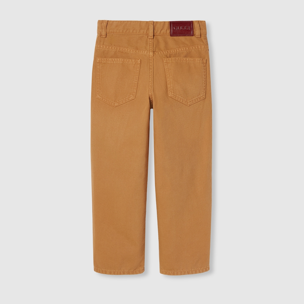 ★2025 男の子のオーダーページです★♪ チルドレンズ〕デニム パンツ ・ダークイエロー | GUCCI公式