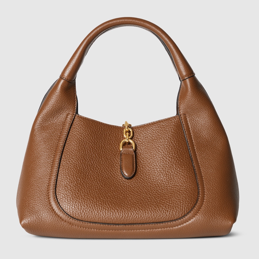 Gucci Softbit medium top handle bag in brown leather | GUCCI® US Gucci Softbit medium top handle bag in brown leather | GUCCI® US
