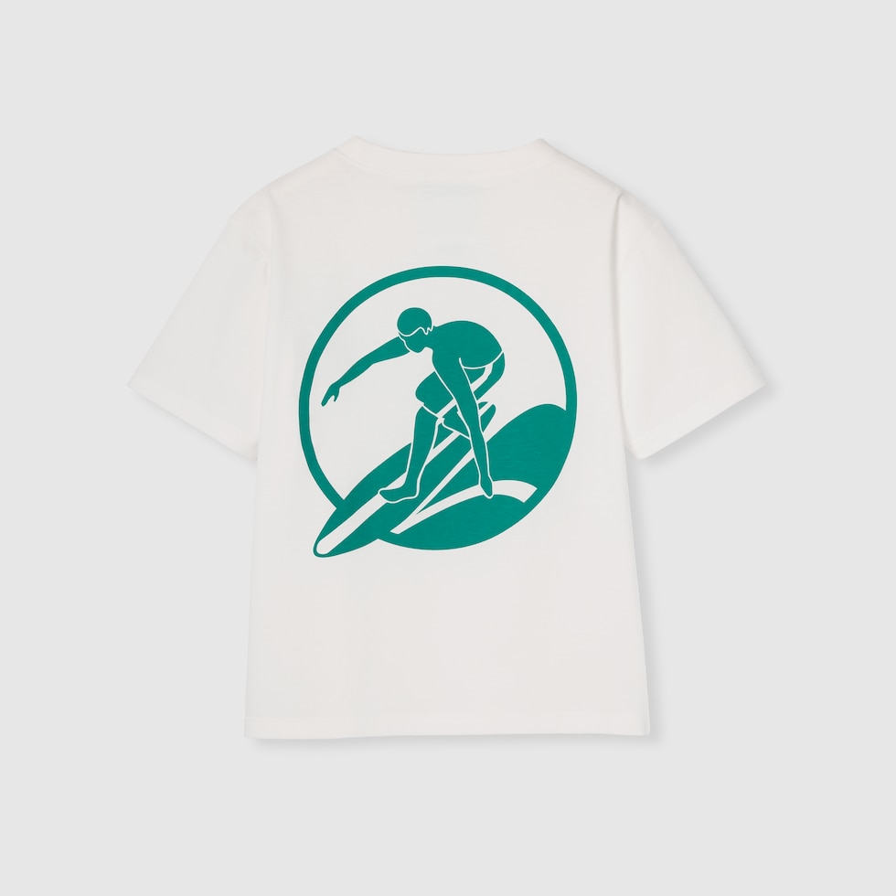 チルドレンズ〕プリント コットン Tシャツホワイト | GUCCI公式