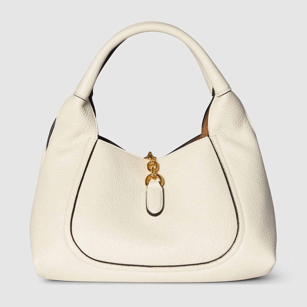 Gucci Softbit medium top handle bag in white leather | GUCCI® US
