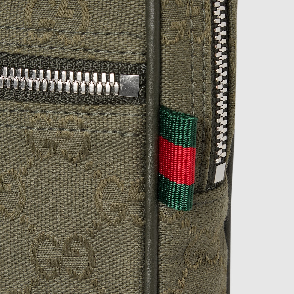 GG canvas mini slingbag in forest green GG canvas | GUCCI® US
