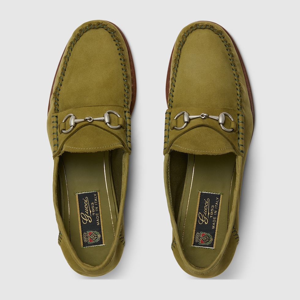 GUCCI イエロー　マスタード　 スエード ローファー　35 1/2 GUCCI イエロー マスタード スエード ローファー 35 1/2