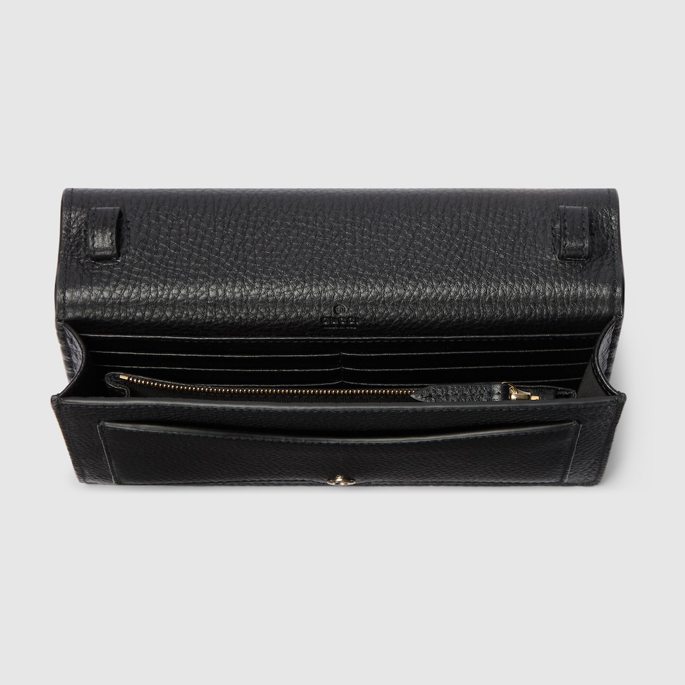 GUCCI 25S DIONYSUS WALLET ON CHAIN 20 IN ROSSO ANCORA CALFSKIN