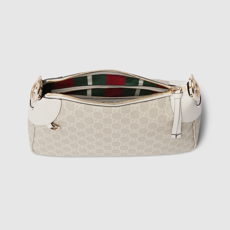 GUCCI バッグ　オフホワイト オフィディア〕ミディアム バックパック ホワイト GGスプリーム