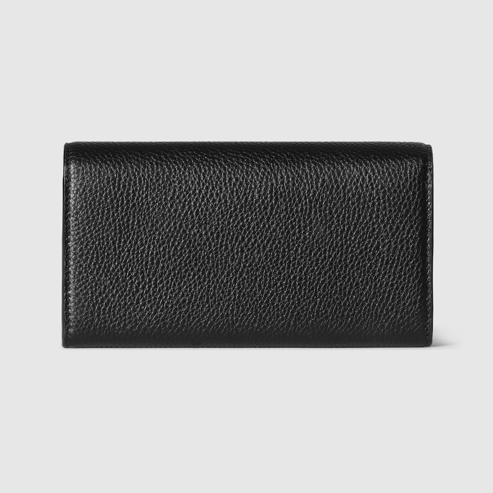 Gucci Softbit Continental レザーウォレット Gucci Softbit continental wallet in black leather | GUCCI® US