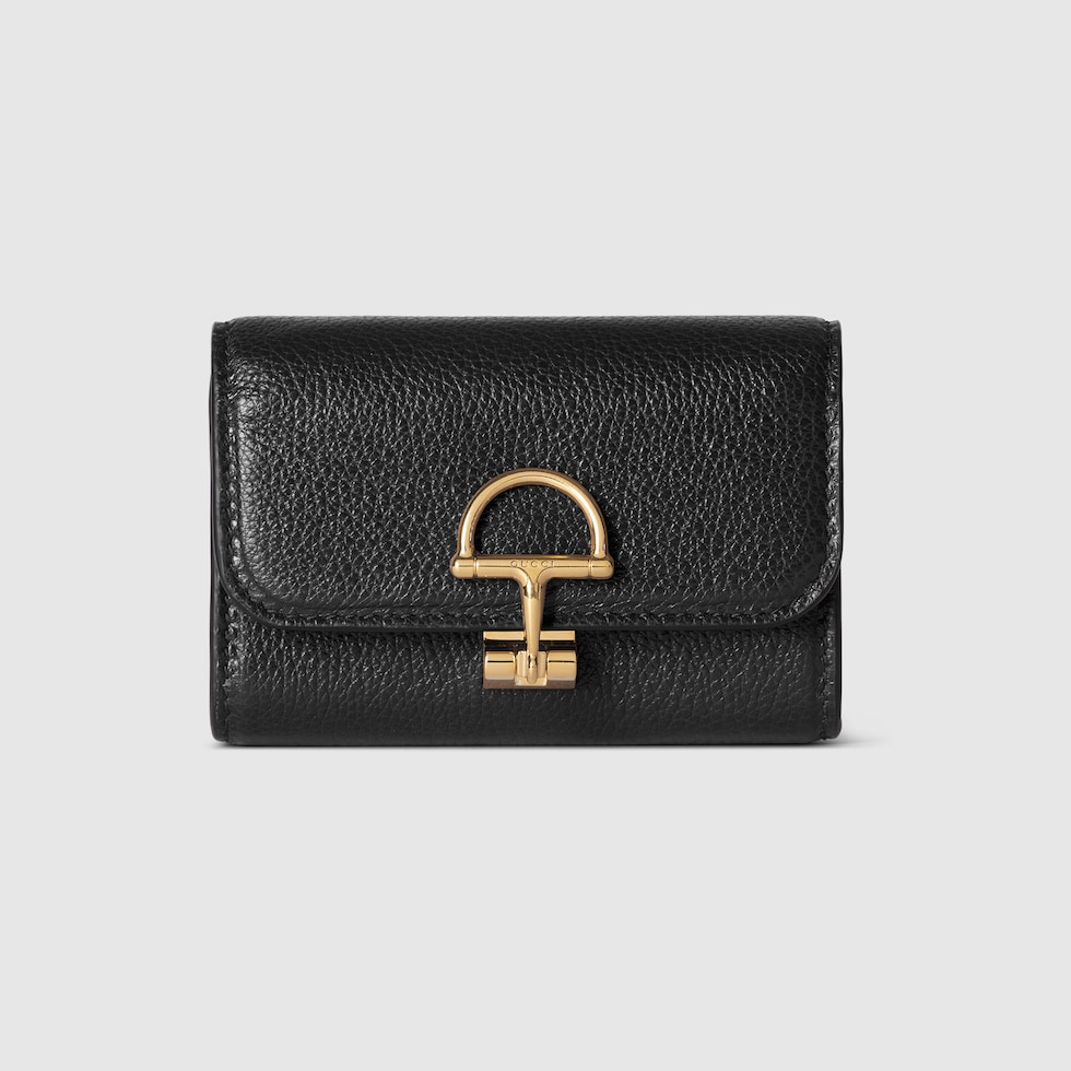 長財布 MACOI Palette Snap Pocket Leather Mini Card Wallet Black 24A 828148_AAEAO_1000_001_080_0000