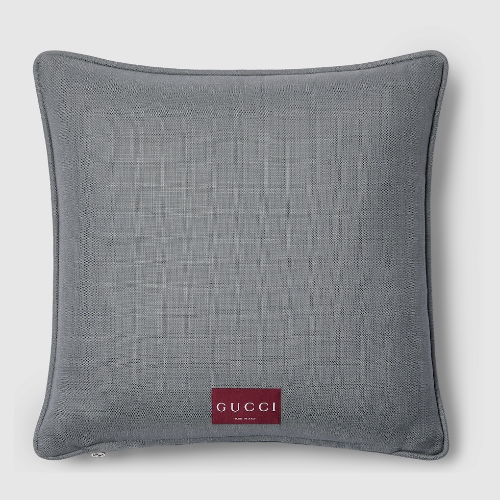 GUCCI クッション GG cushion in grey | GUCCI® US