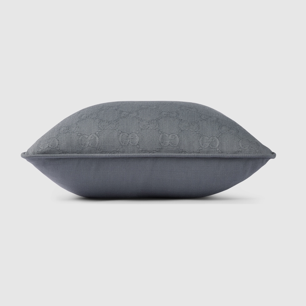 GUCCI クッション GG cushion in grey | GUCCI® US