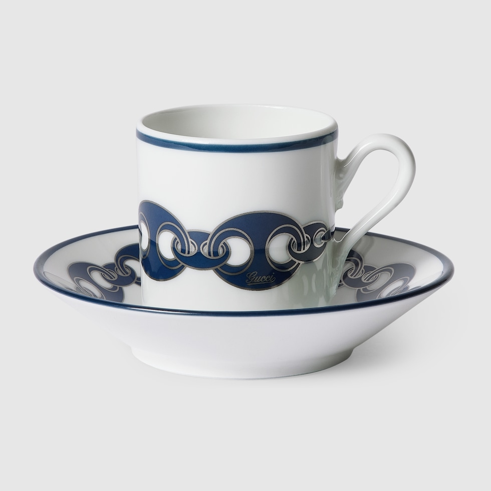 GUCCI 椅子・カップモチーフの皿　3枚セット グッチ テーブルウェアセット おすすめ | GUCCI® JP