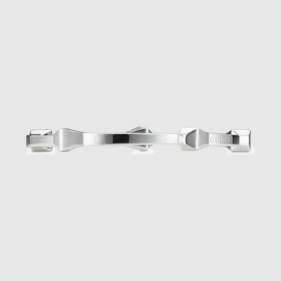 Chiodo chunky intertwined bracelet in 925 sterling silver
