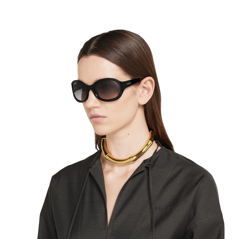 【関税込み】gucci Round sunglasses Amazon.com: Gucci Women's GG Acetate Round Sunglasses, Black