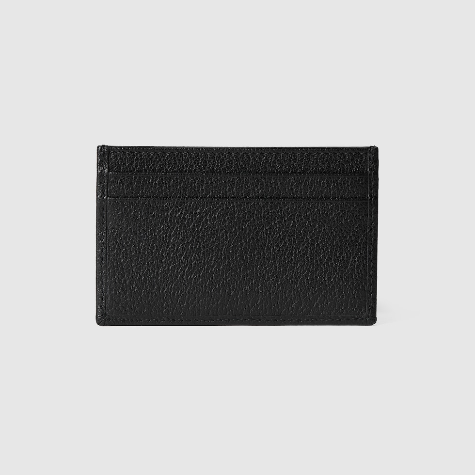 Ophidia card case in black soft leather | GUCCI® US