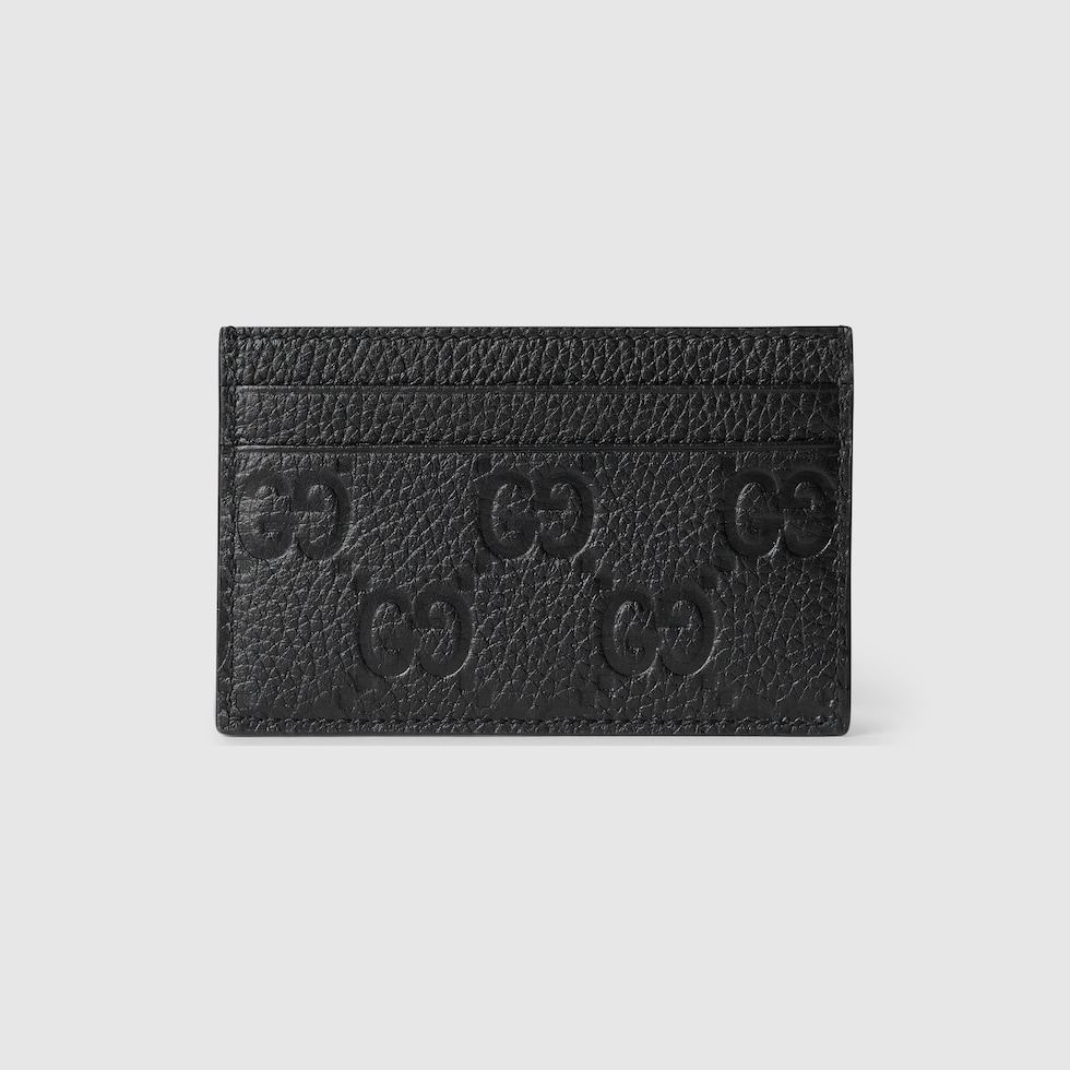 Gucci 名刺入れ 黒 GGパターン 楽天市場】【未使用品】【財布】GUCCI グッチ グッチシマ レザー