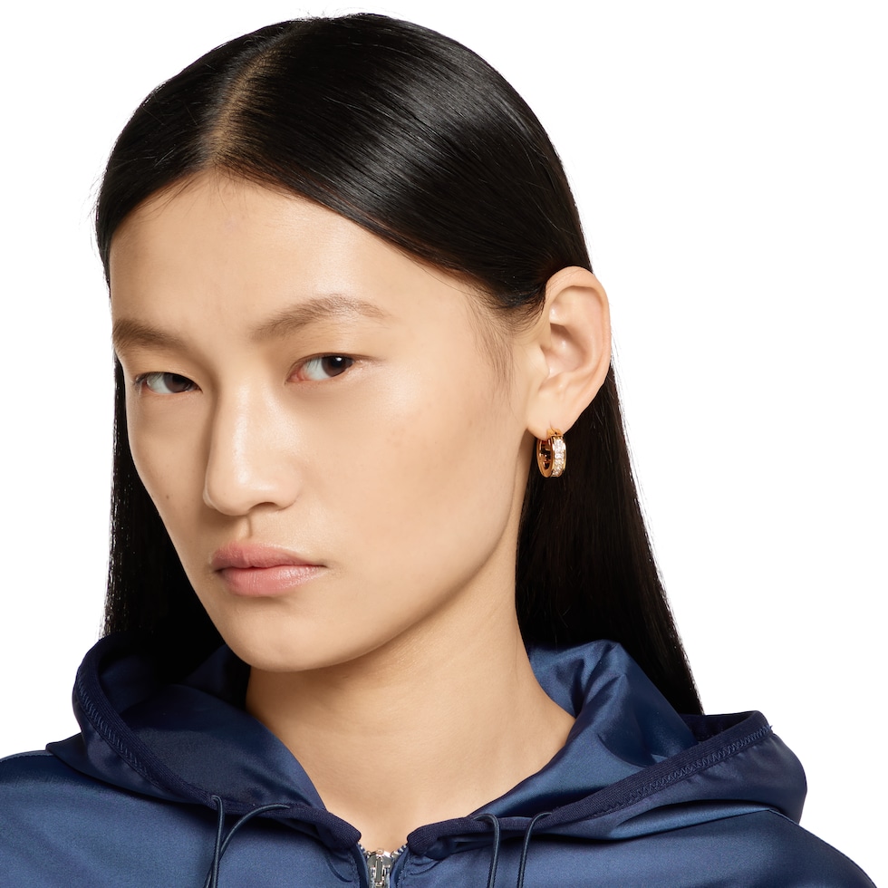 Gucci Blondie crystal mini earrings in light gold-toned Gucci Blondie crystal mini earrings in light gold-toned