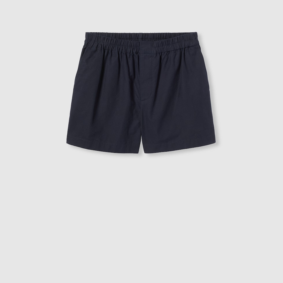 Technical jersey short in midnight blue | GUCCI® UK