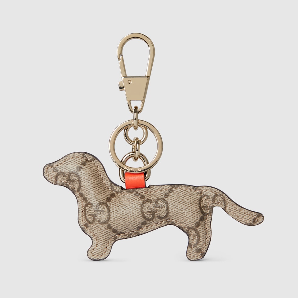 美品❣️GUCCIグッチキーホルダーダックスフンド犬マスコット