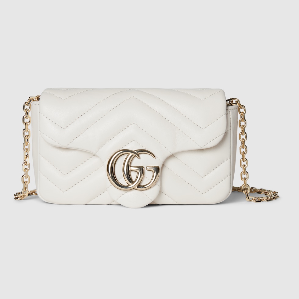 GUCCI グッチ GGマーモント キルティング スモール ショルダー