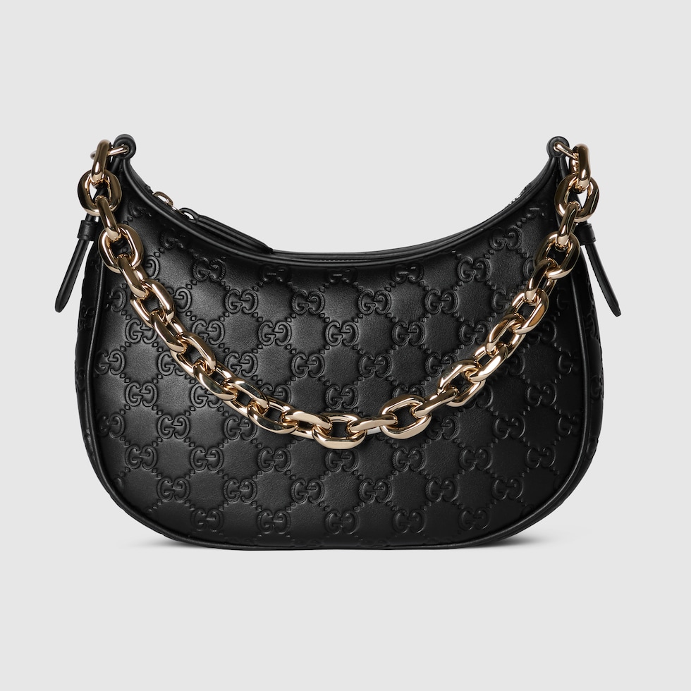 GUCCI ブラック GGパターン ショルダーバッグ GUCCI ブラック GGパターン ショルダーバッグ