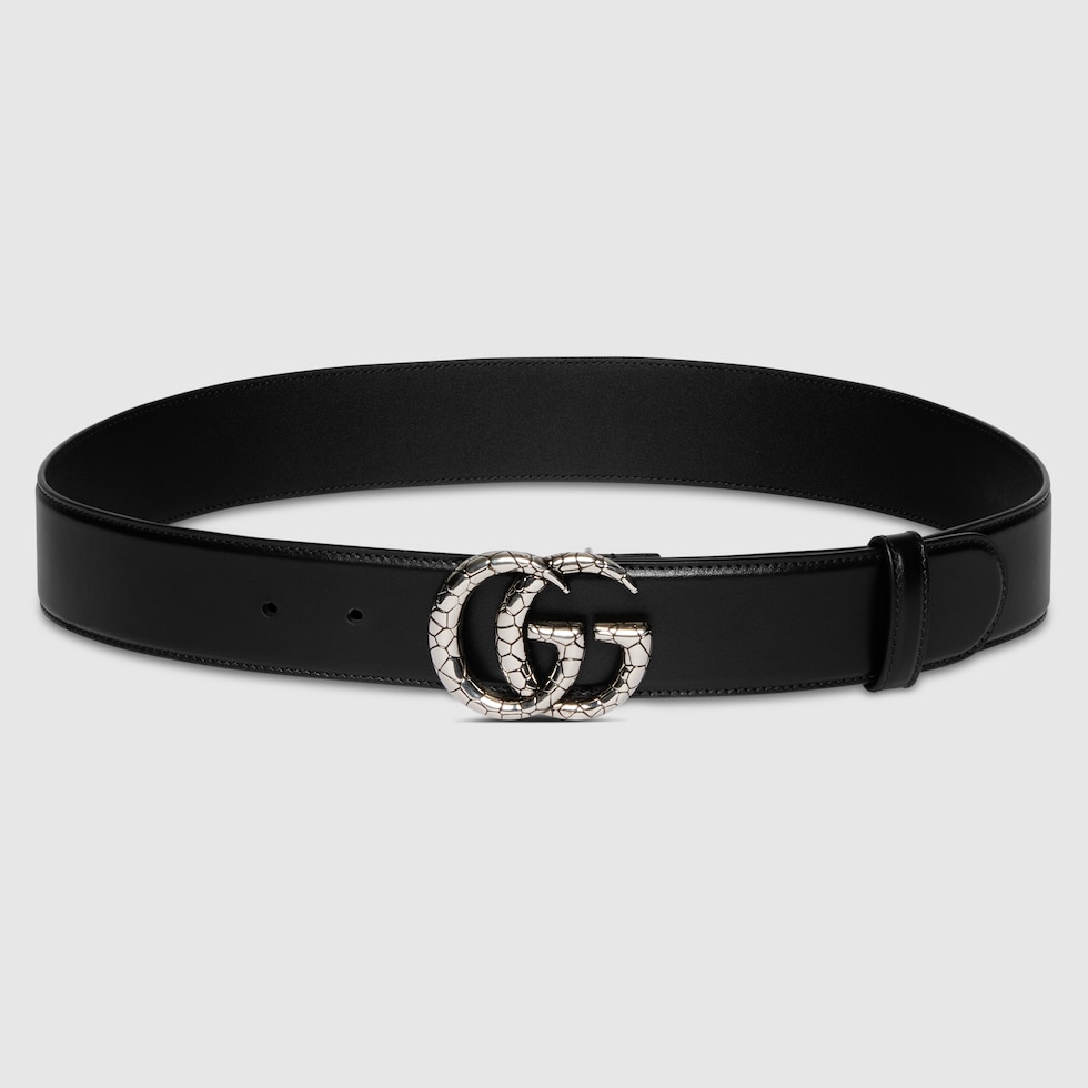 GUCCI ベルト ダブルG ワイドベルトブラック ゴールド Aランク 未使用品 GUCCI ベルト GG インターロッキング マーモント ゴールド ブラック