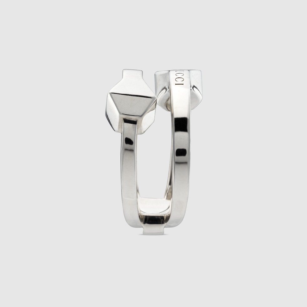 国内直営**GUCCI**グッチ キオード コントラリエ リング 839731_J8400_0818_010_100_0000