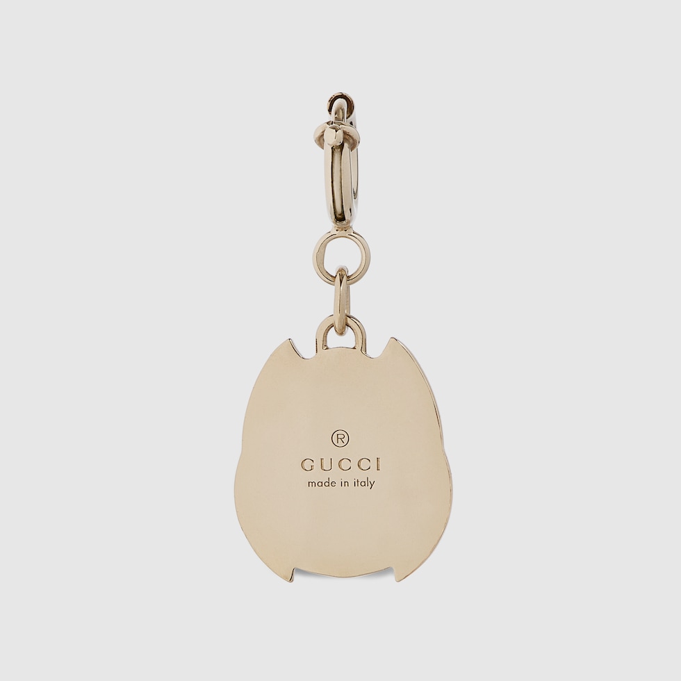 GUCCI ☆フクロウ型バッグチャーム オウル（ふくろう）シェイプ バッグ チャームベージュ＆ダーク