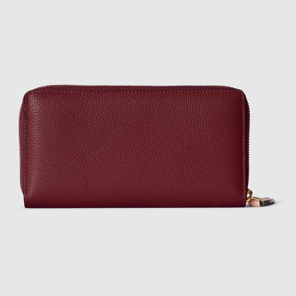 GG Marmont continental wallet in Rosso Ancora red and pink GG Marmont continental wallet in Rosso Ancora red and pink