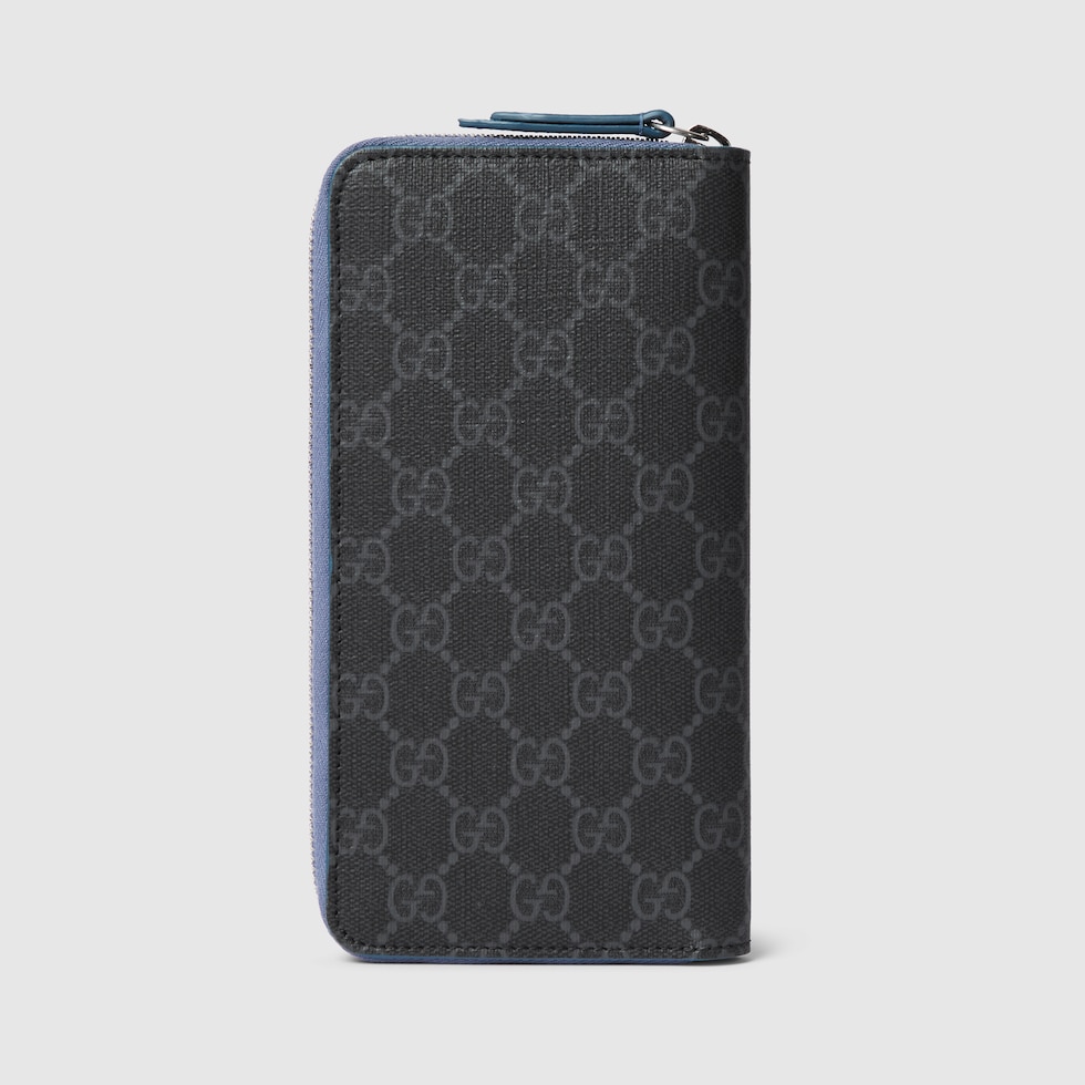 GUCCI 二つ折り財布 青色 GGパターン 箱・袋付き 美品 2025年最新】グッチ 財布 ブルーの人気アイテム - メルカリ