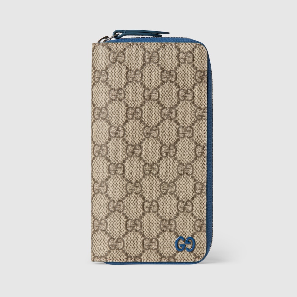 GUCCI GG コインウォレット ブルー GG コインウォレット ブルー インテリアブラック スプリーム