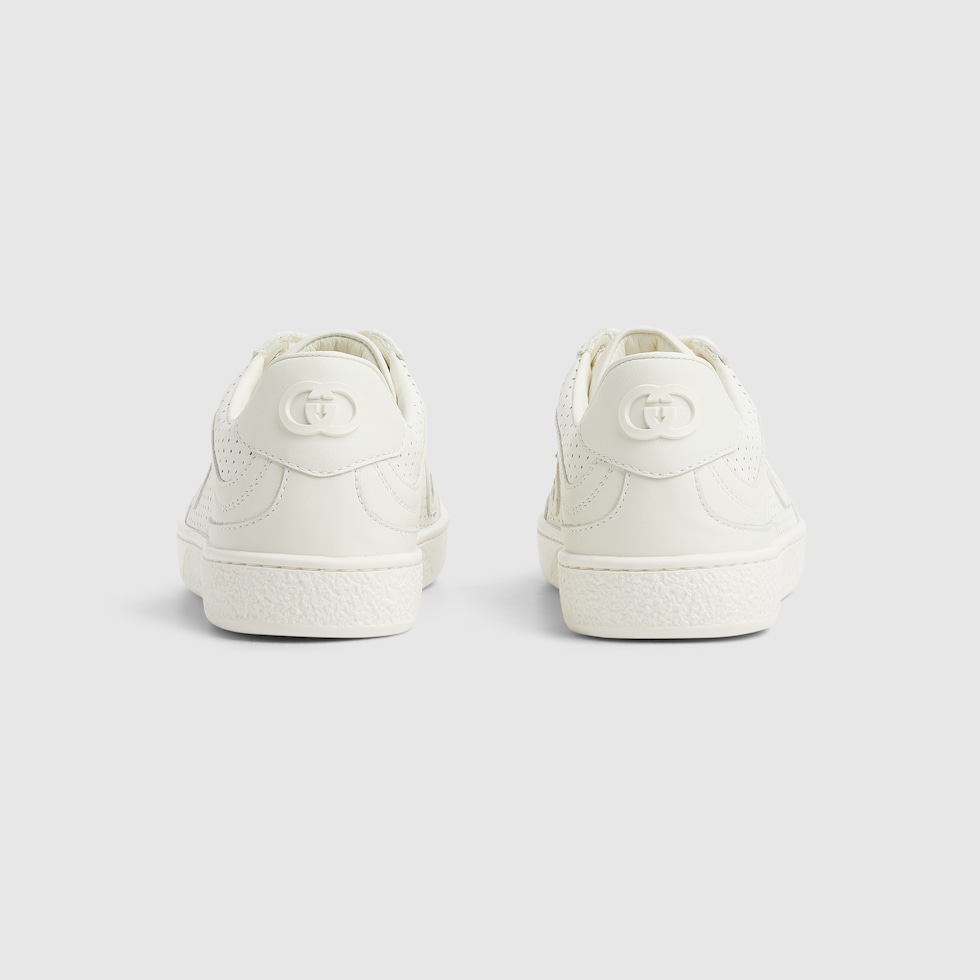 スニーカー Gucci G75 Sneakers Women's G75 sneaker in white suede | GUCCI® US