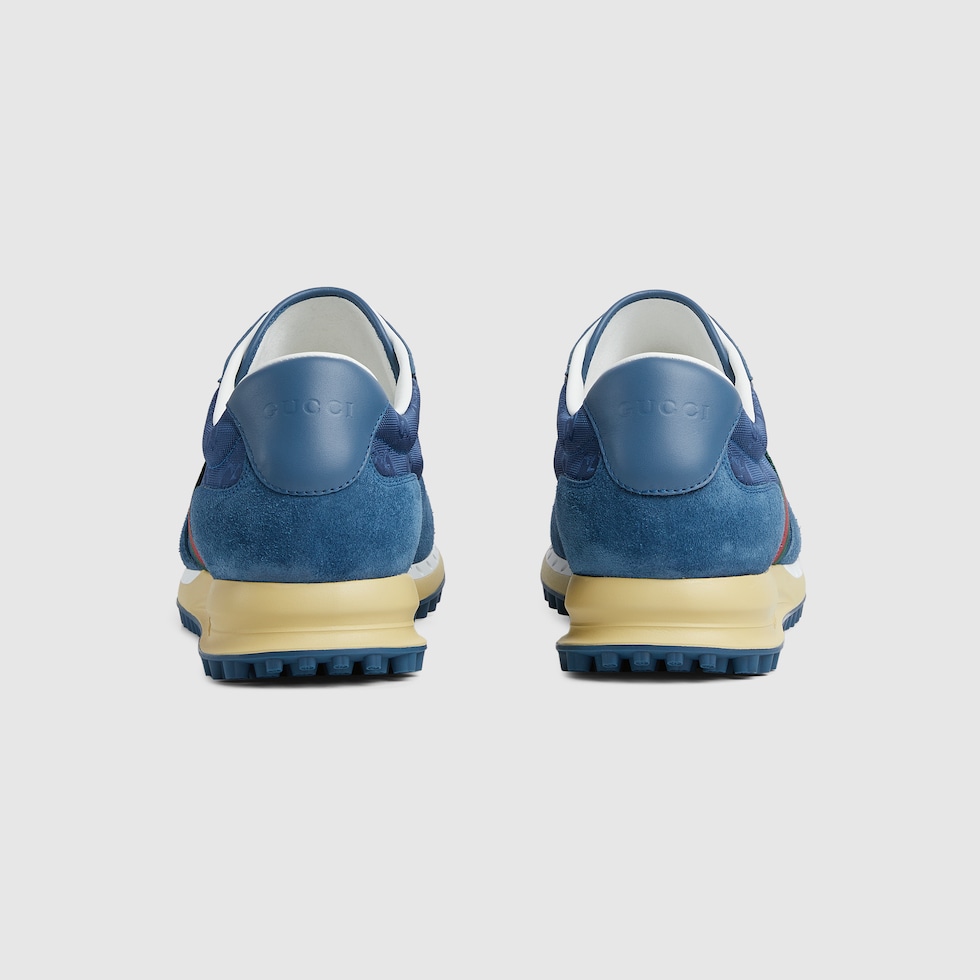 Men's Gucci Re-Motion sneaker in blue Original GG canvas